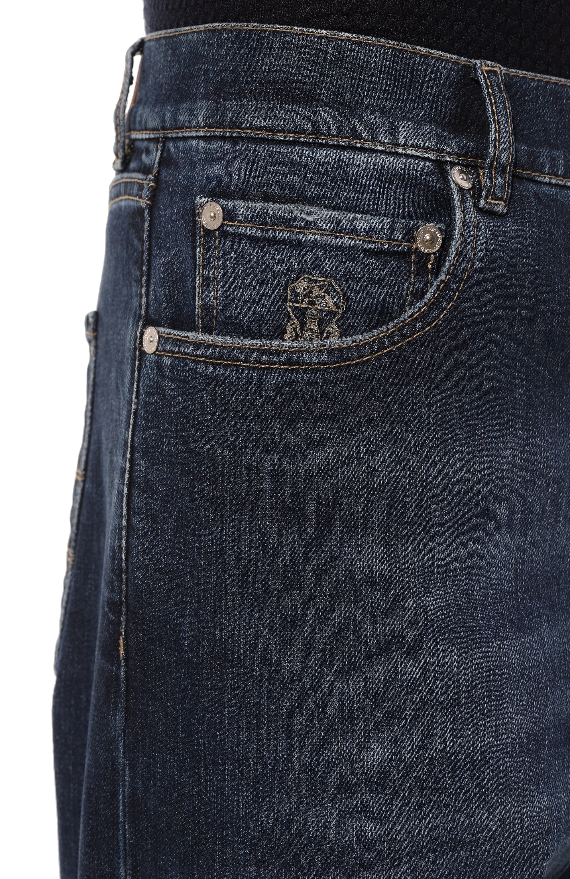 Джинсы iconic fit BRUNELLO CUCINELLI, арт. M283P01090, фото 5