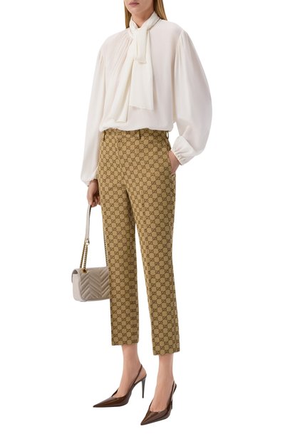 Хлопковые брюки GUCCI, арт. 786389/Z7ADE, фото 2