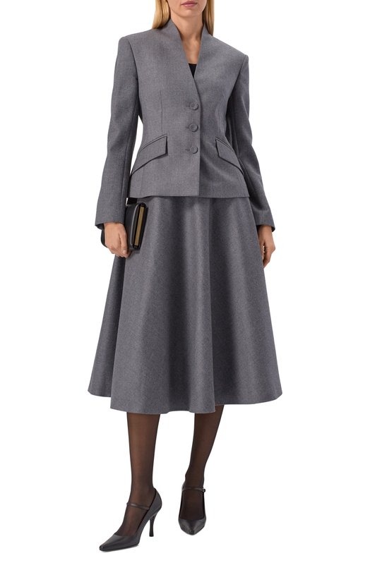 Шерстяной жакет Shervarli JA24-0015 Серый  JA24-0015 Фото 2