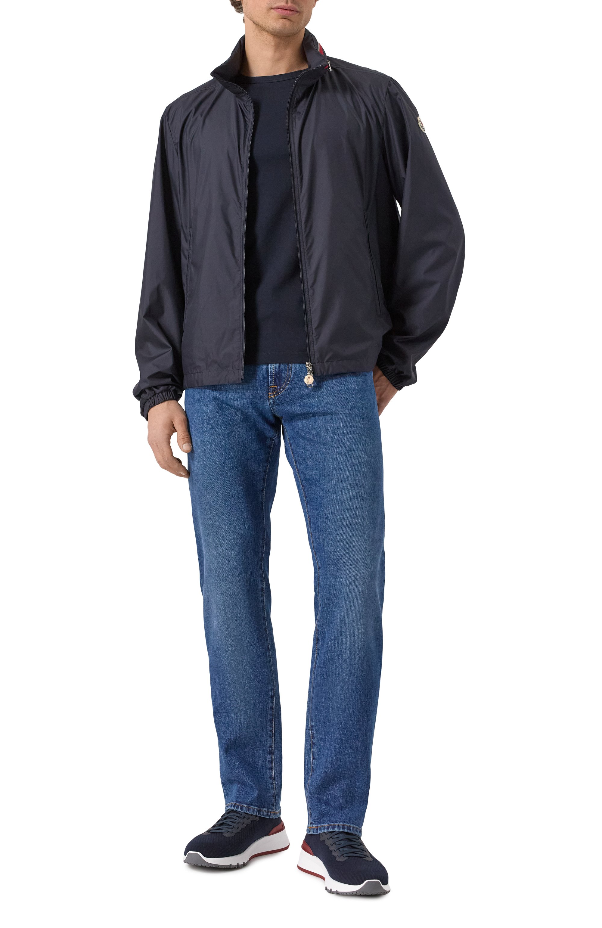 Хлопковая футболка MONCLER, арт. 8C71600/87296, фото 2