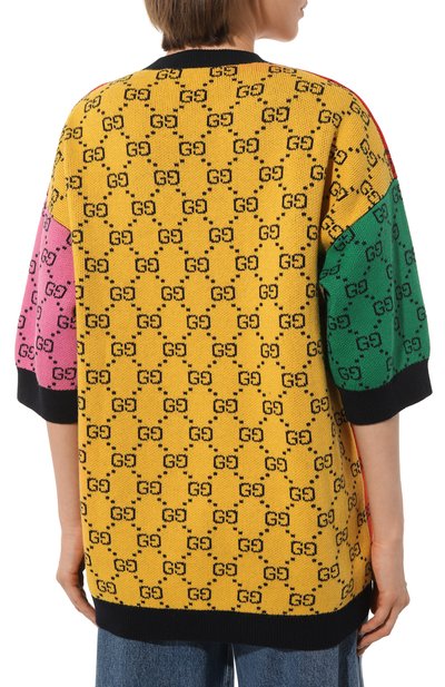 Пуловер из шерсти и хлопка GUCCI, арт. 662038 XKBYA, фото 4