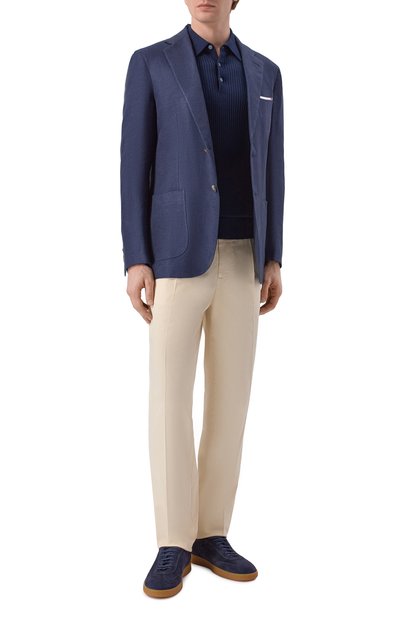 Пиджак изо льна и шелка KITON, арт. UG81K0631G, фото 3