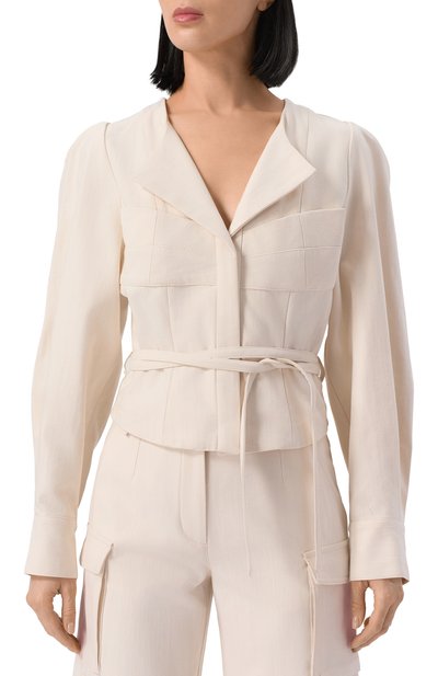 Блузка IRO кремового цвета по цене 52750 руб., арт. WP16PARISA, фото 3 Блузка IRO, арт. WP16PARISA, фото 3