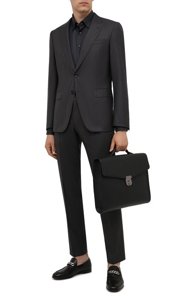 Кожаный портфель SANTONI, арт. UFBBA1992F0-GMA1N01, фото 2