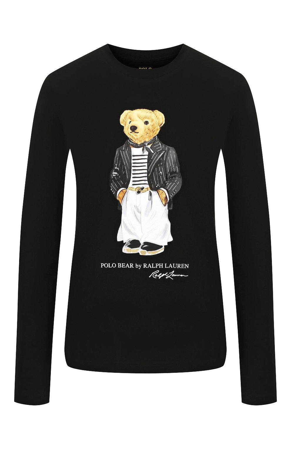 Хлопковый лонгслив POLO RALPH LAUREN, арт. 211795418, фото 1