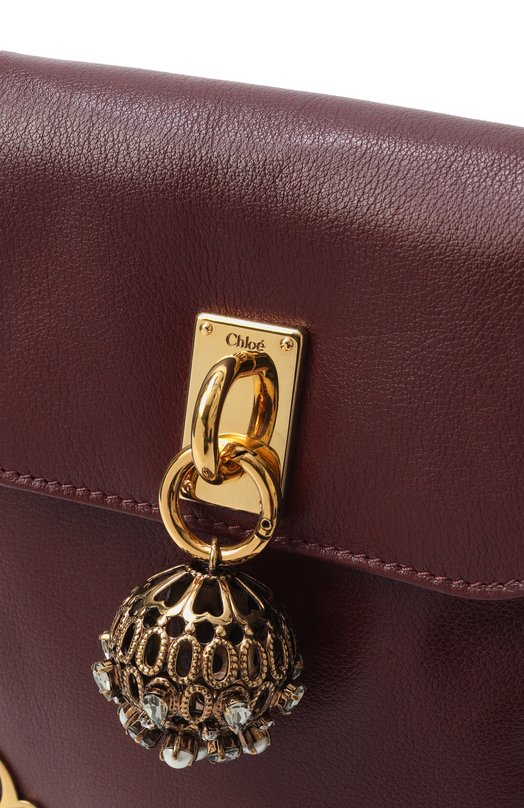 Сумка Château Treasures Chloé CH25WS715Q23_001 Бордовый  CH25WS715Q23_001 Фото 3