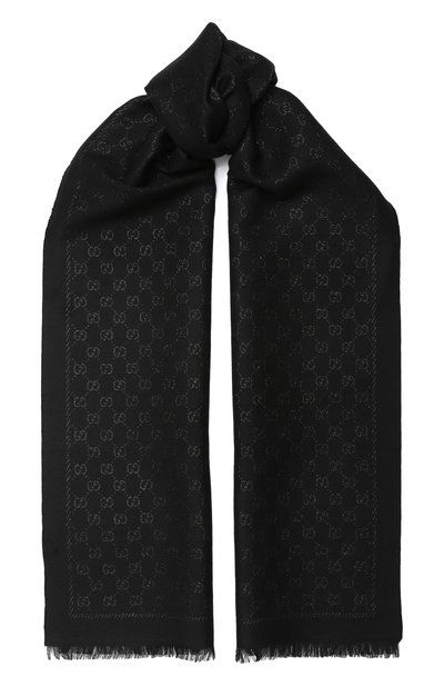 Шерстяной шарф с люрексом GUCCI, арт. 479763/3G187, фото 1
