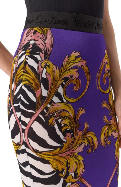 Юбка из вискозы VERSACE JEANS COUTURE, арт. 78HAE8P6/JS475, фото 5