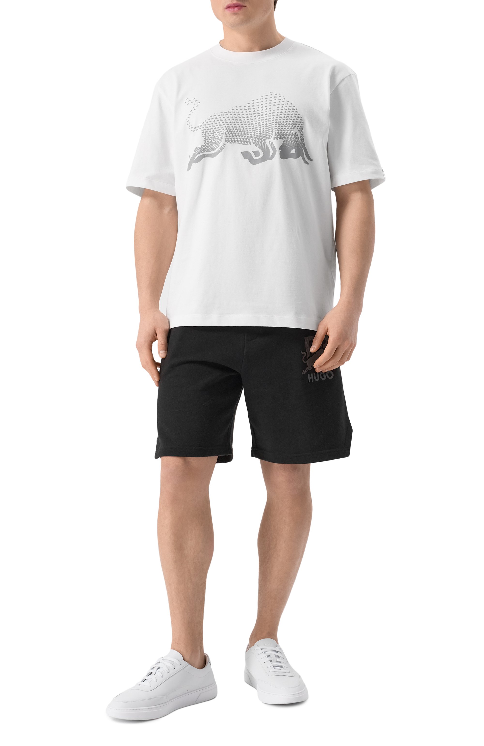 Хлопковая футболка hugo x rb HUGO, арт. 50542775, фото 2