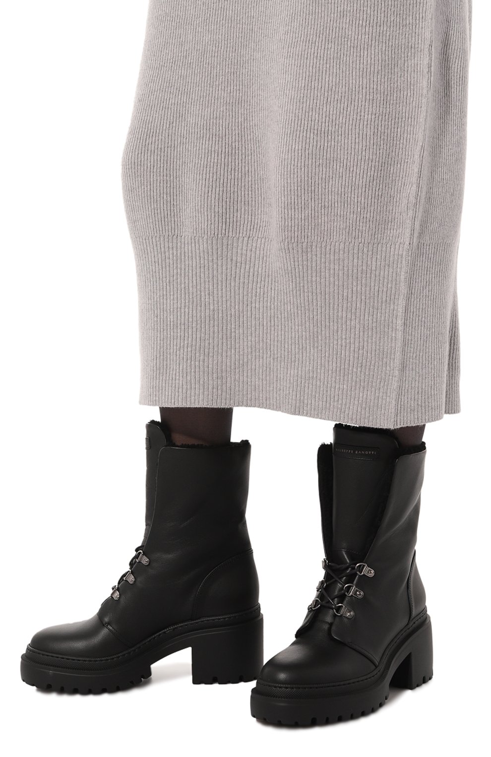 Кожаные ботинки phillis GIUSEPPE ZANOTTI DESIGN, арт. I470001/001, фото 3
