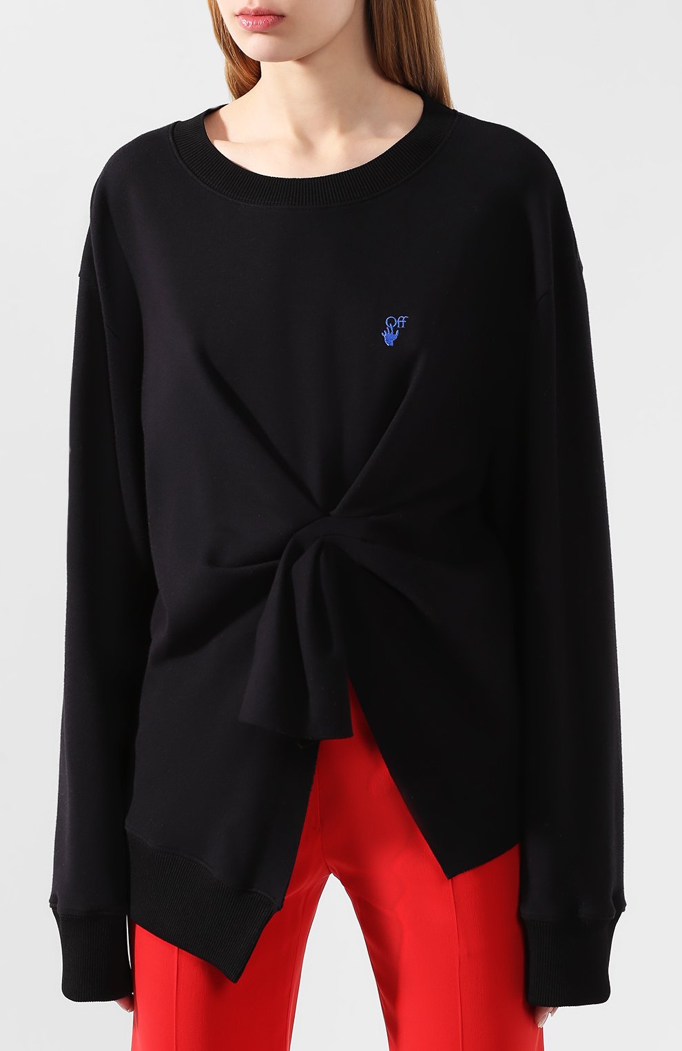 Хлопковый свитшот OFF-WHITE, арт. 0WBA058S20FAB0011045, фото 3
