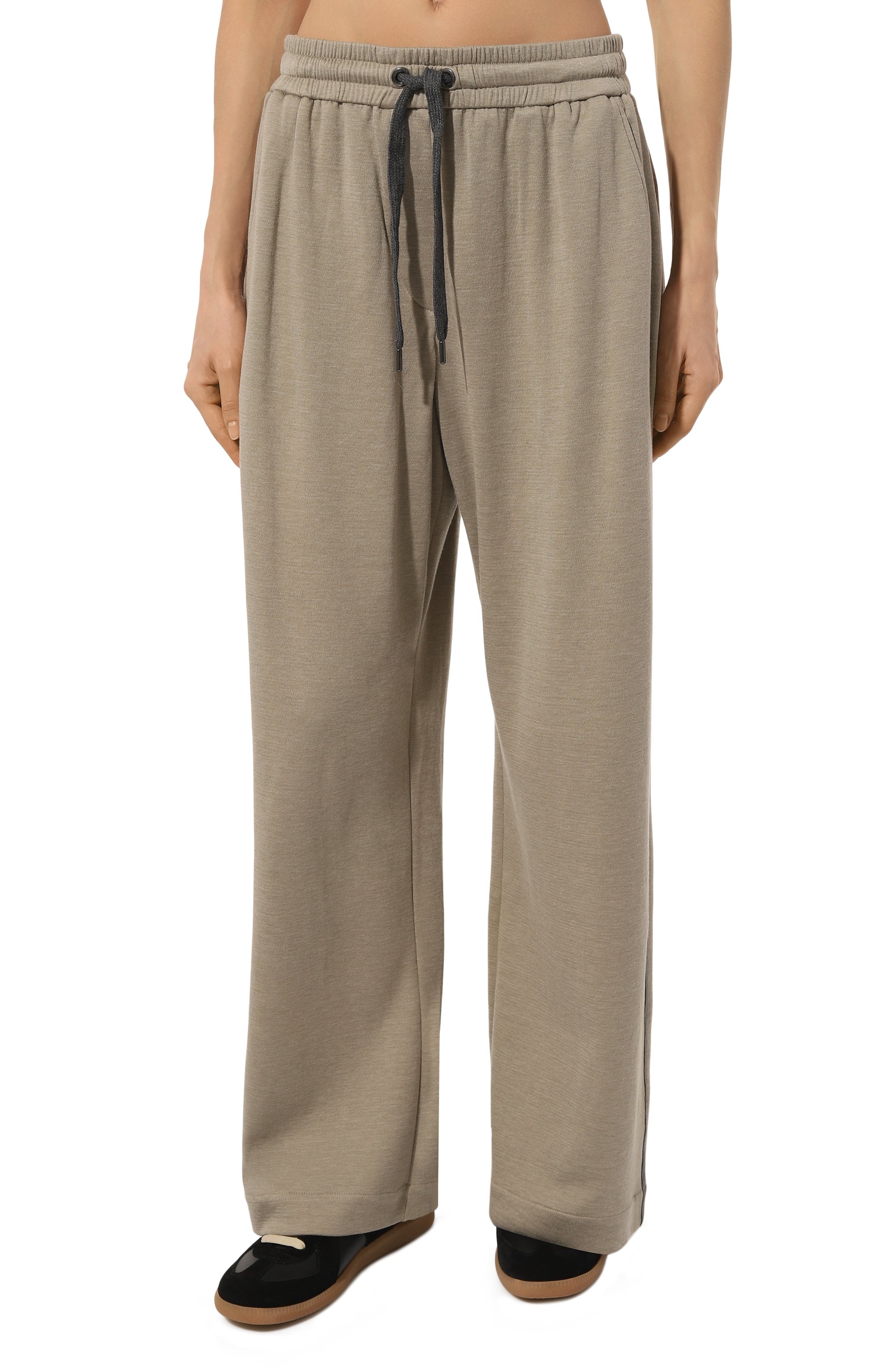 Брюки из хлопка и шелка BRUNELLO CUCINELLI, арт. MD828SM689, фото 3