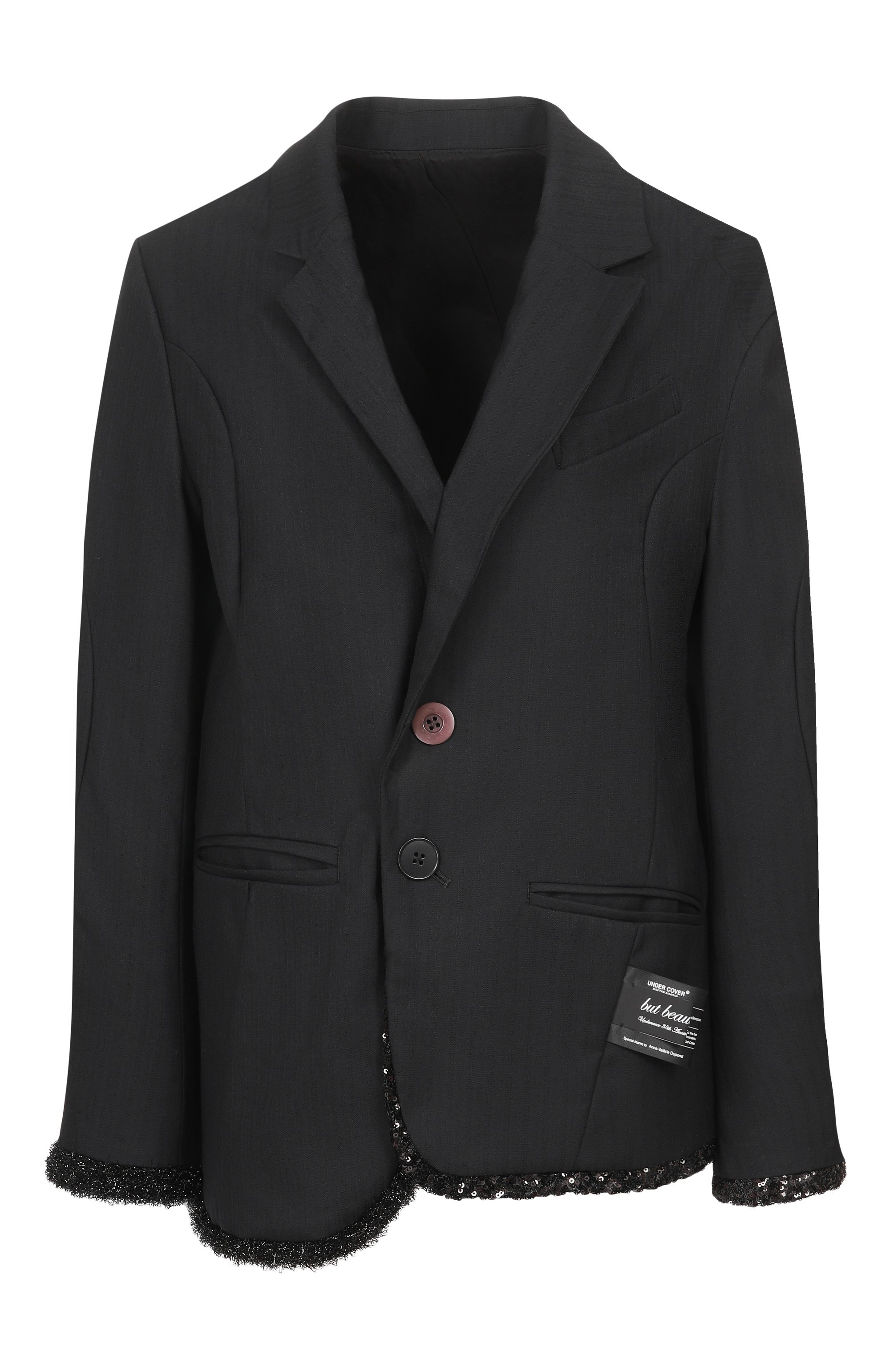 Шерстяной жакет с отделкой пайетками UNDERCOVER, арт. UC2E1103, фото 1