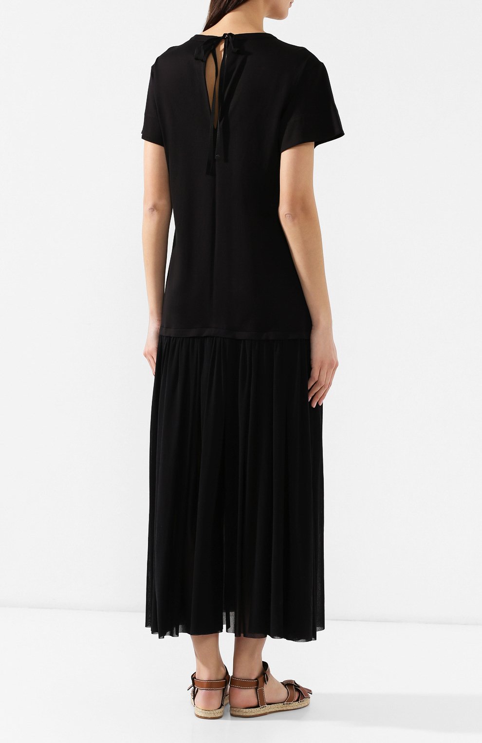 Хлопковое платье JIL SANDER NAVY, арт. JNWM5012C/JM2485A, фото 4