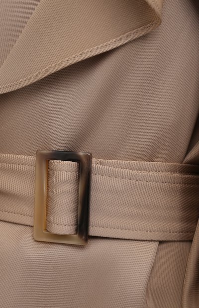 Плащ из вискозы EMPORIO ARMANI бежевого цвета по цене 76400 руб., арт. 3K2L80/2N7RZ, фото 5 Плащ из вискозы EMPORIO ARMANI, арт. 3K2L80/2N7RZ, фото 5