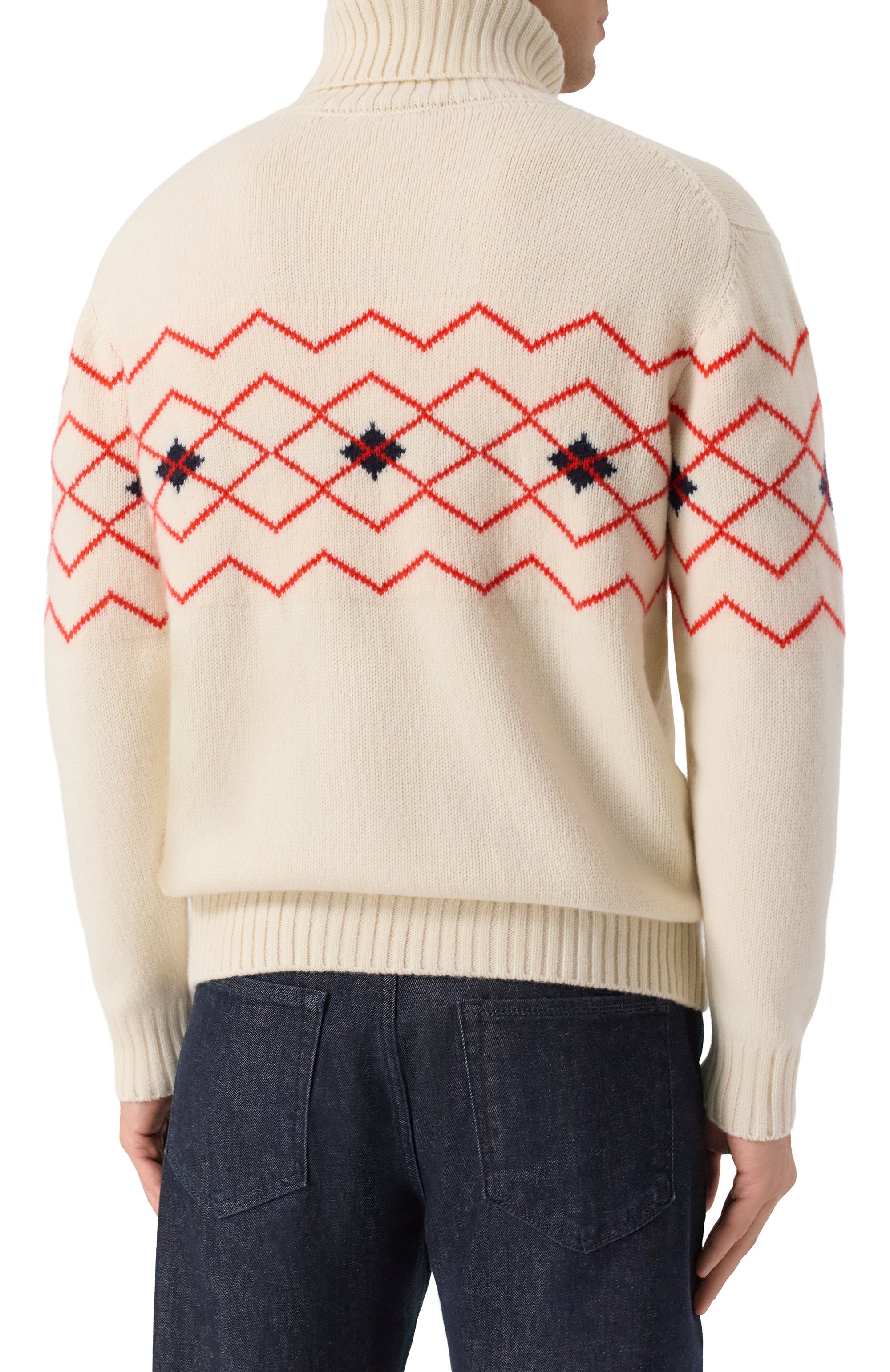 Свитер из шерсти и кашемира KITON, арт. UMM071802, фото 4