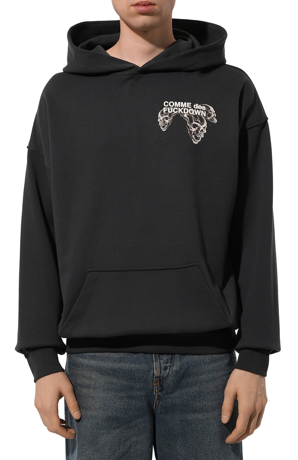 Хлопковое худи COMME DES FUCKDOWN, арт. CFABM01335, фото 3