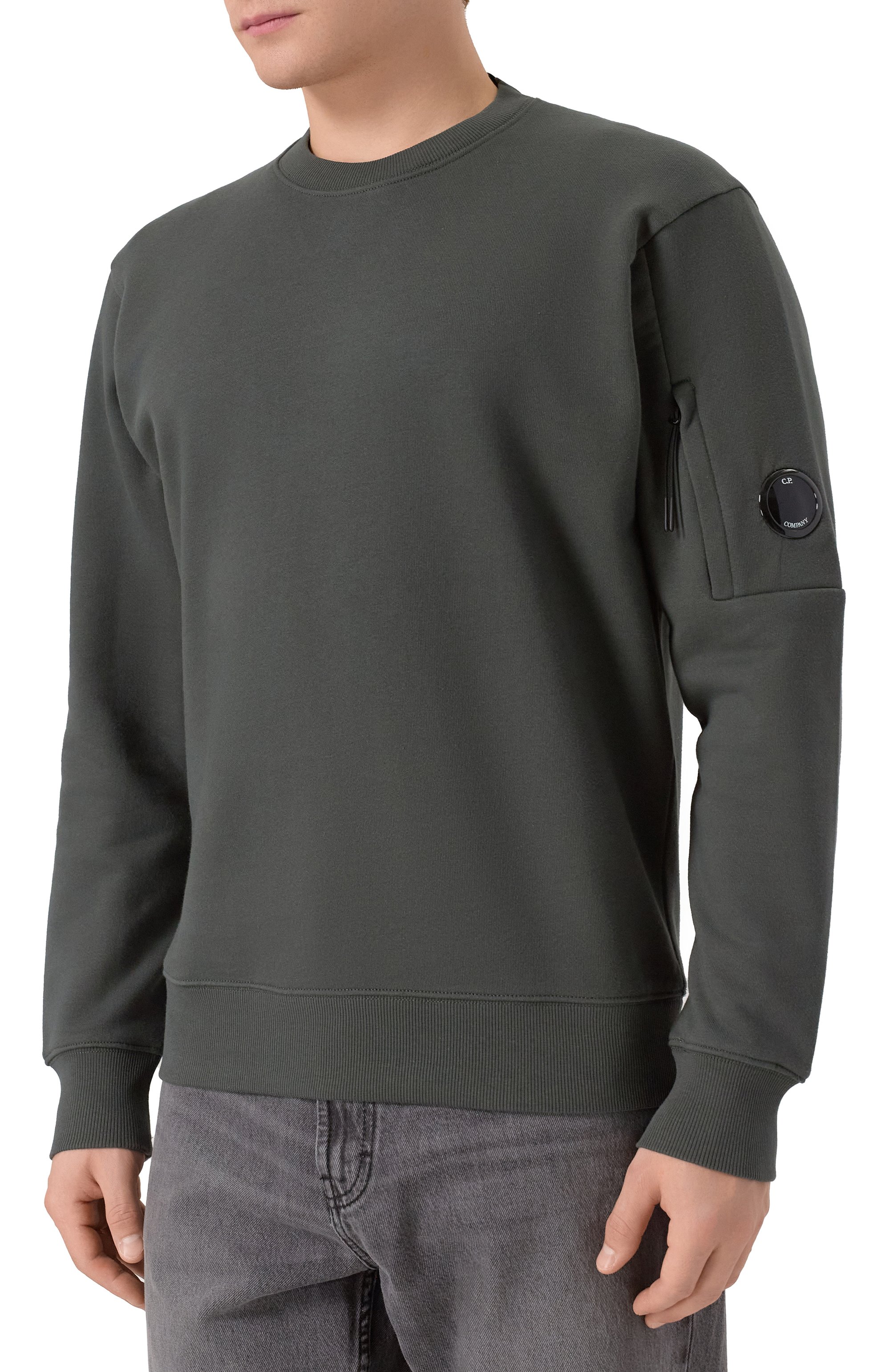 Хлопковый свитшот C.P. COMPANY, арт. 19CMSS713A005086W, фото 3