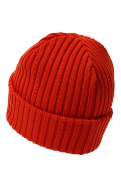 Мужская шерстяная шапка PAUL&SHARK оранжевого цвета, арт. C0P1051 | Фото 2 (Материал: Текстиль, Шерсть; Кросс-КТ: Трикотаж; Материал сплава: Проставлено; Нос: Не проставлено)