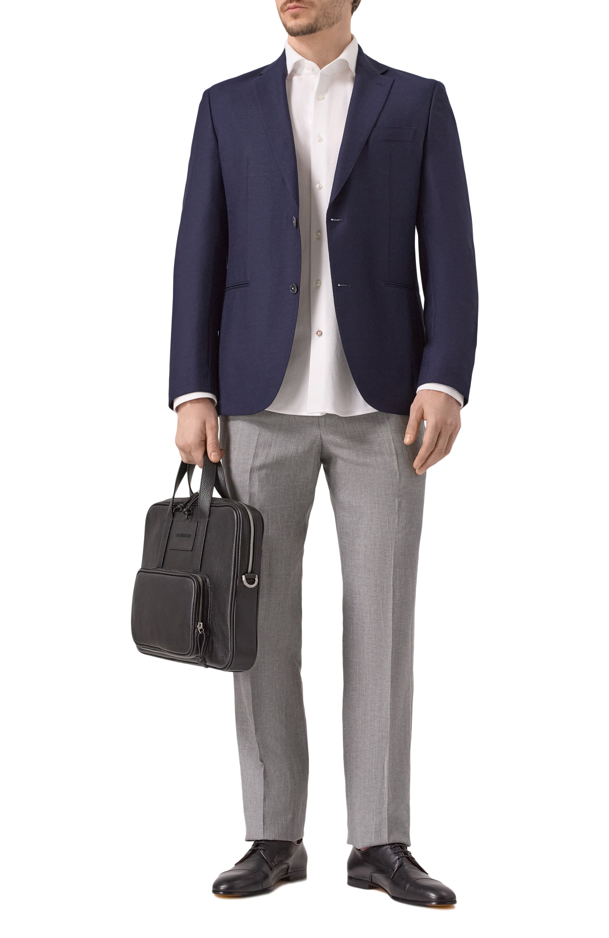 Хлопковая рубашка BOSS, арт. 50527675, фото 2