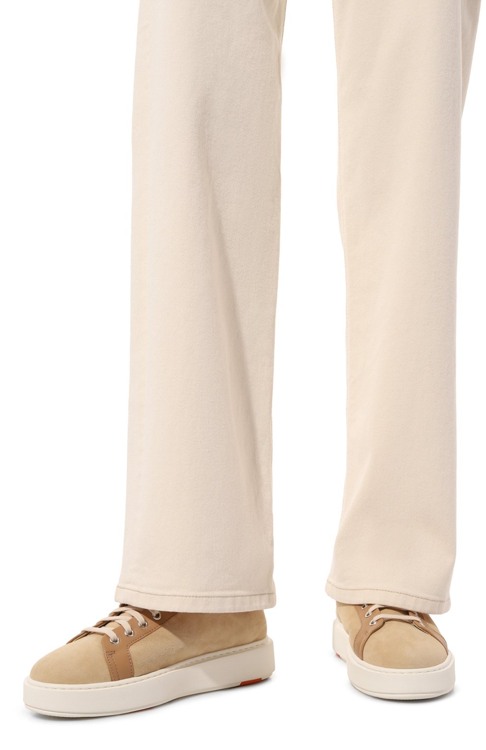 Замшевые кеды SANTONI, арт. WBCG61280BARPCRV, фото 3