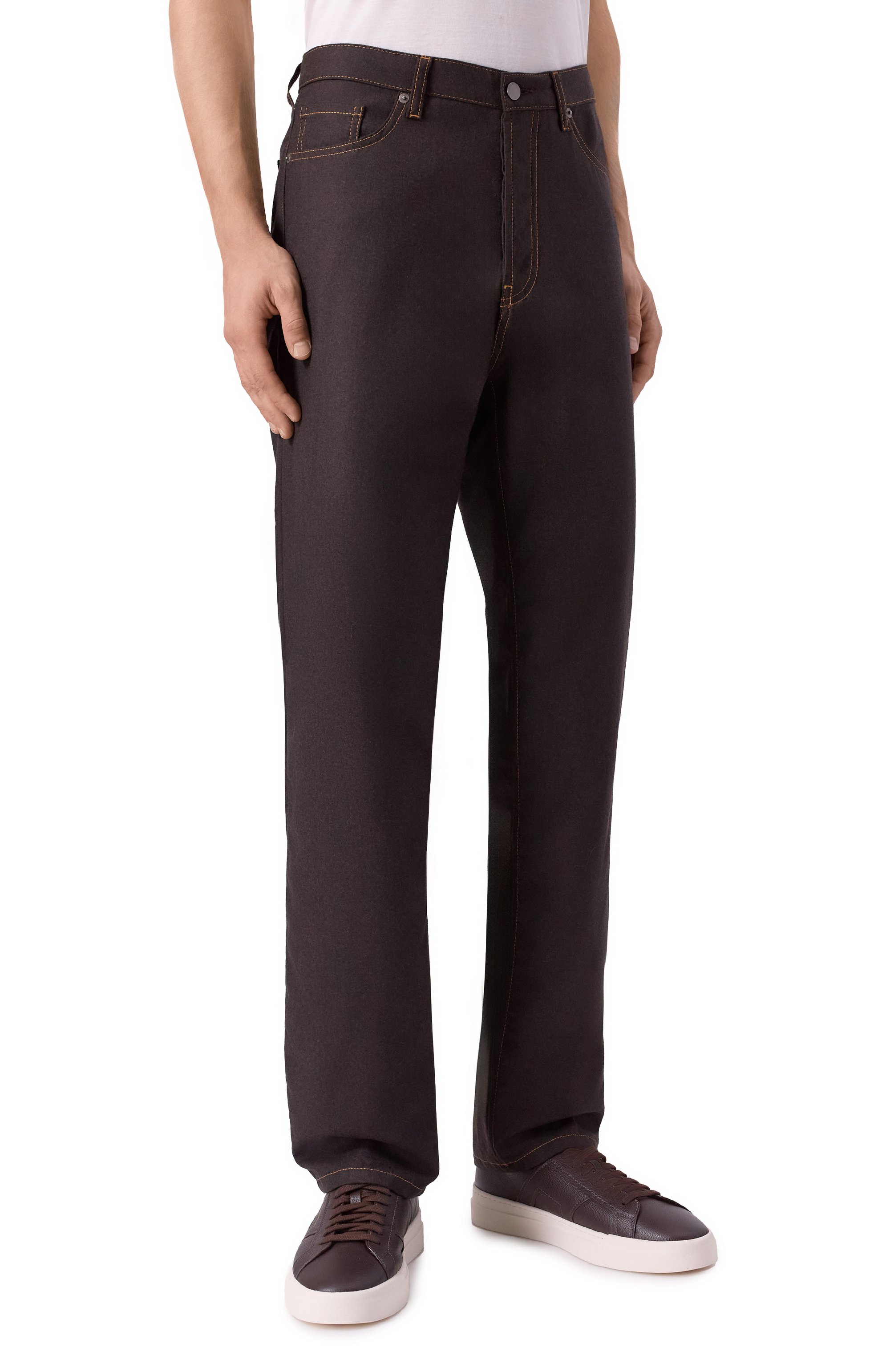 Шерстяные брюки EMPORIO ARMANI, арт. EM003490/AF19257, фото 3