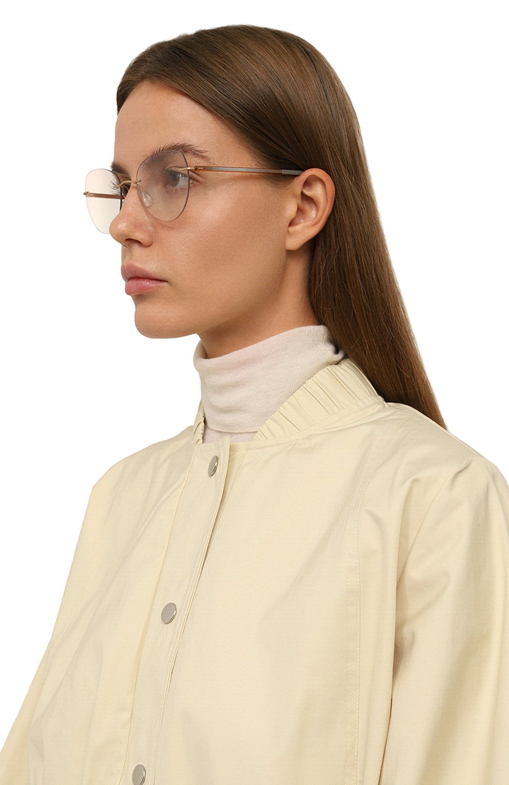 Оправа SILHOUETTE бежевого цвета по цене 37200 руб., арт. 5567/7535, фото 2 Оправа SILHOUETTE, арт. 5567/7535, фото 2