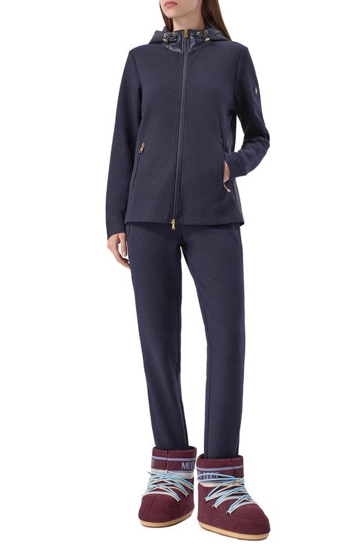 Замшевые полусапоги Icon Low Moon Boot 80D1409670 Бордовый  80D1409670 Фото 3