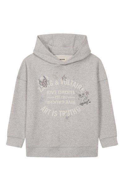 Хлопковое худи ZADIG AND VOLTAIRE, арт. X60327