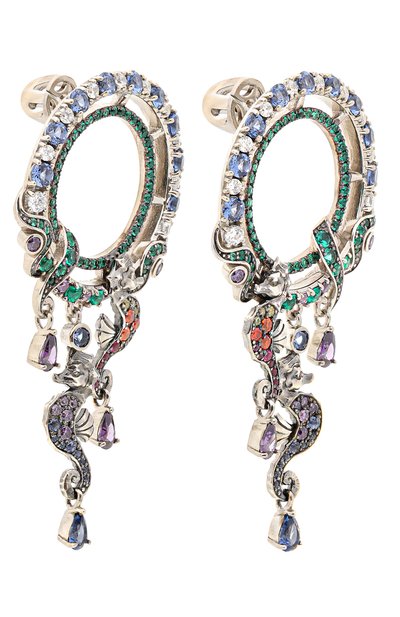 Серьги seahorses QUEENSBEE, арт. 201399, фото 3