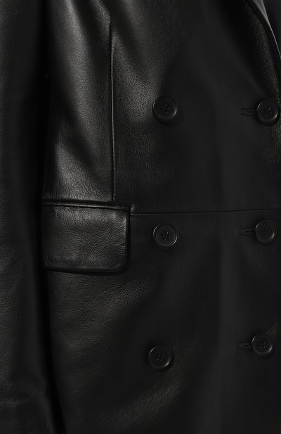 Кожаный плащ MASLOV черного цвета по цене 275000 руб., арт. BF01, фото 5 Кожаный плащ MASLOV, арт. BF01, фото 5