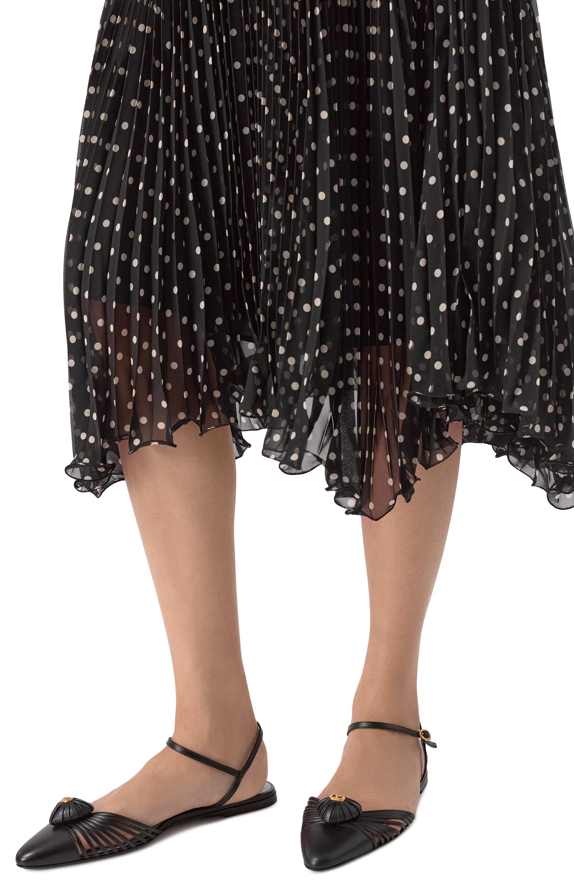 Кожаные балетки coeur royal VALENTINO, арт. 8W2S0LX5/DMD, фото 2