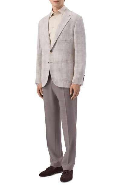 Рубашка изо льна и  лиоцелла BOSS, арт. 50562110, фото 2