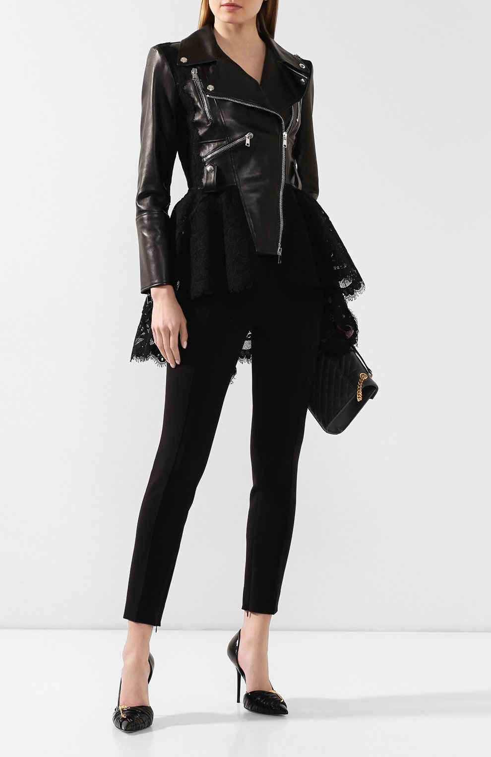 Кожаная куртка ALEXANDER MCQUEEN, арт. 610855/Q5ADI, фото 2