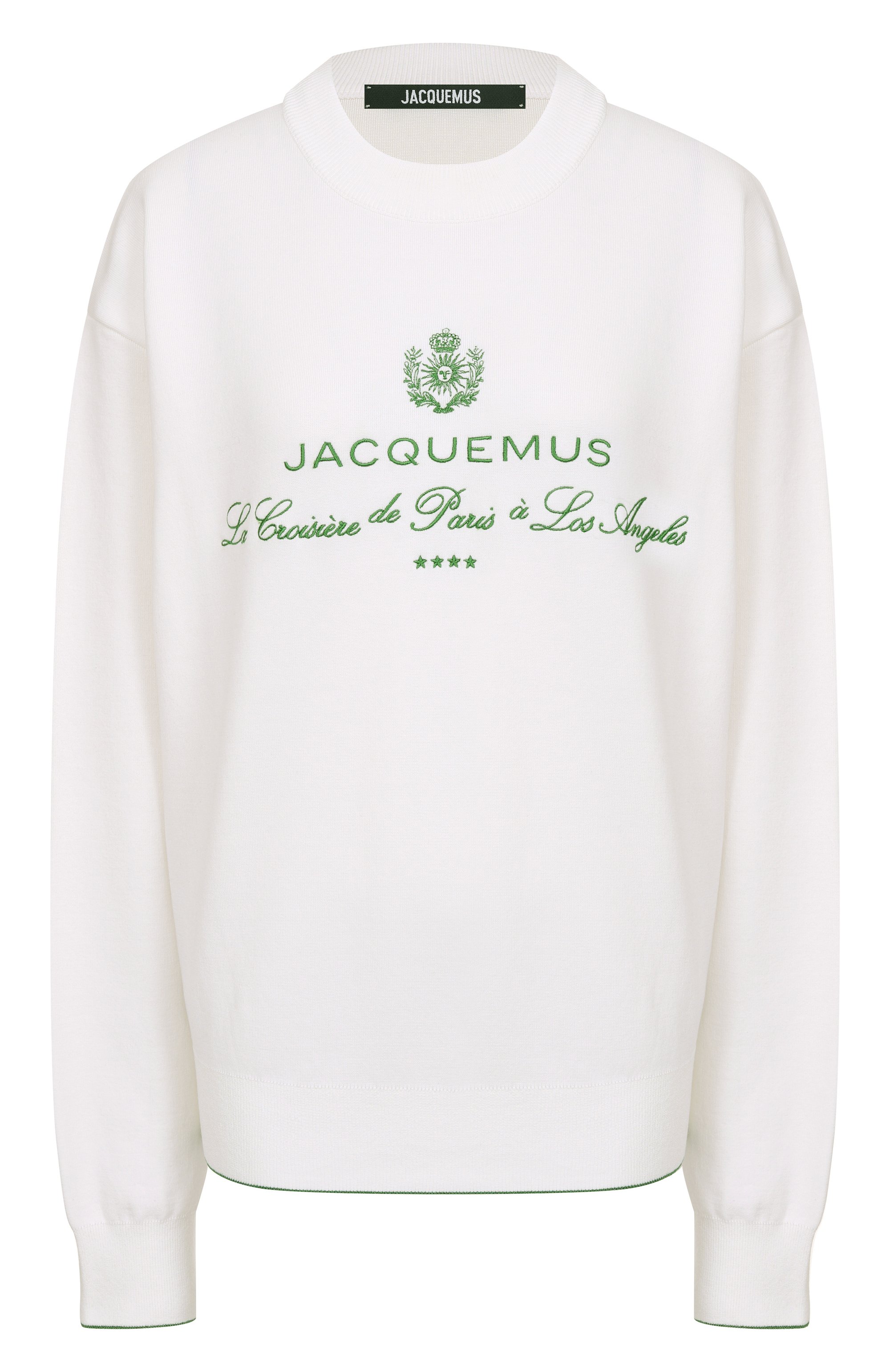 Свитшот из хлопка и вискозы JACQUEMUS, арт. 25E251KN619/2427, фото 1