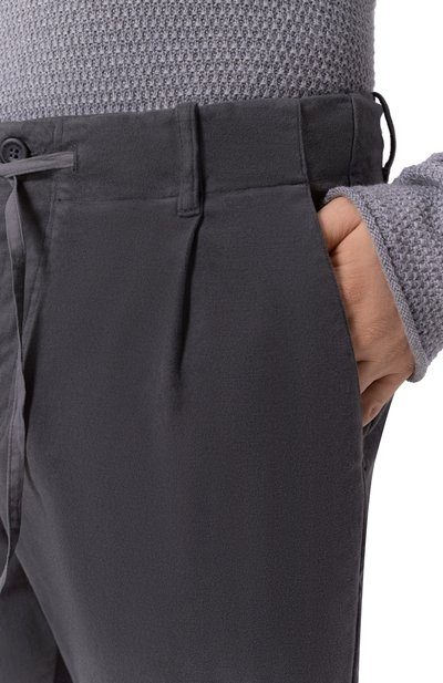 Хлопковые брюки HANNES ROETHER, арт. PA21DRE.7074, фото 5