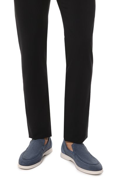 Замшевые лоферы ZILLI, арт. MDZ-PT191-DM033/0B1X, фото 3