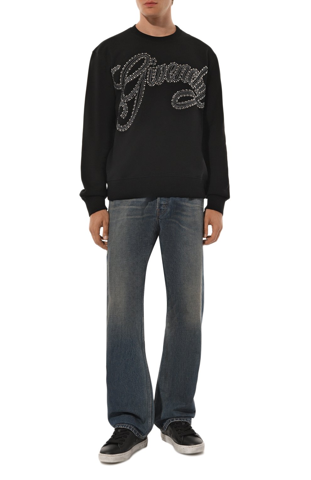 Хлопковый свитшот GIVENCHY, арт. BMJ0HB3YEU, фото 2