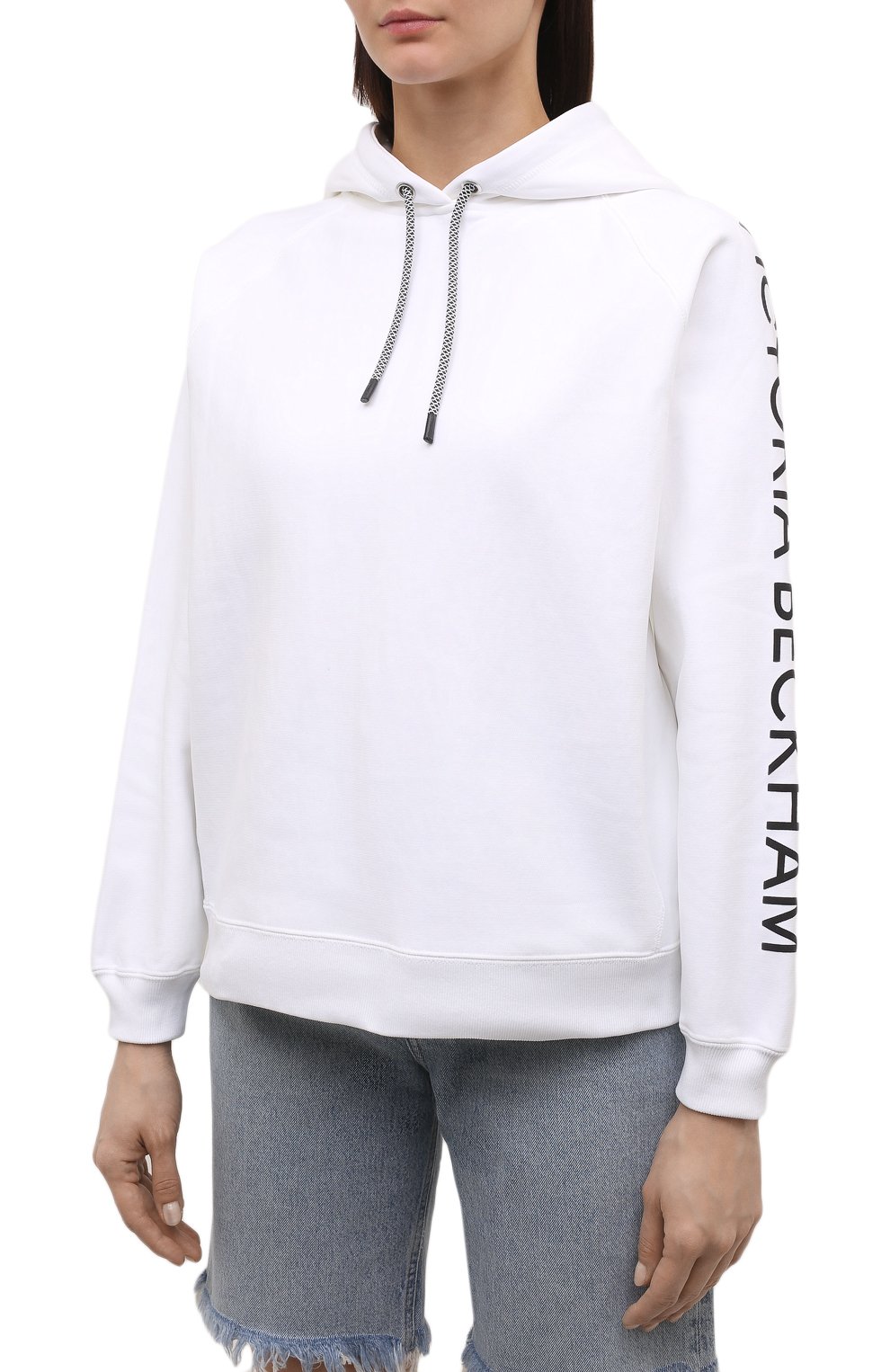 Хлопковое худи VICTORIA BECKHAM, арт. 1122JSS003189A, фото 3