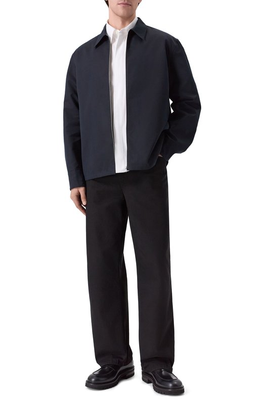 Хлопковая рубашка Jil Sander J22DL0354/J45001 Белый  J22DL0354/J45001 Фото 2