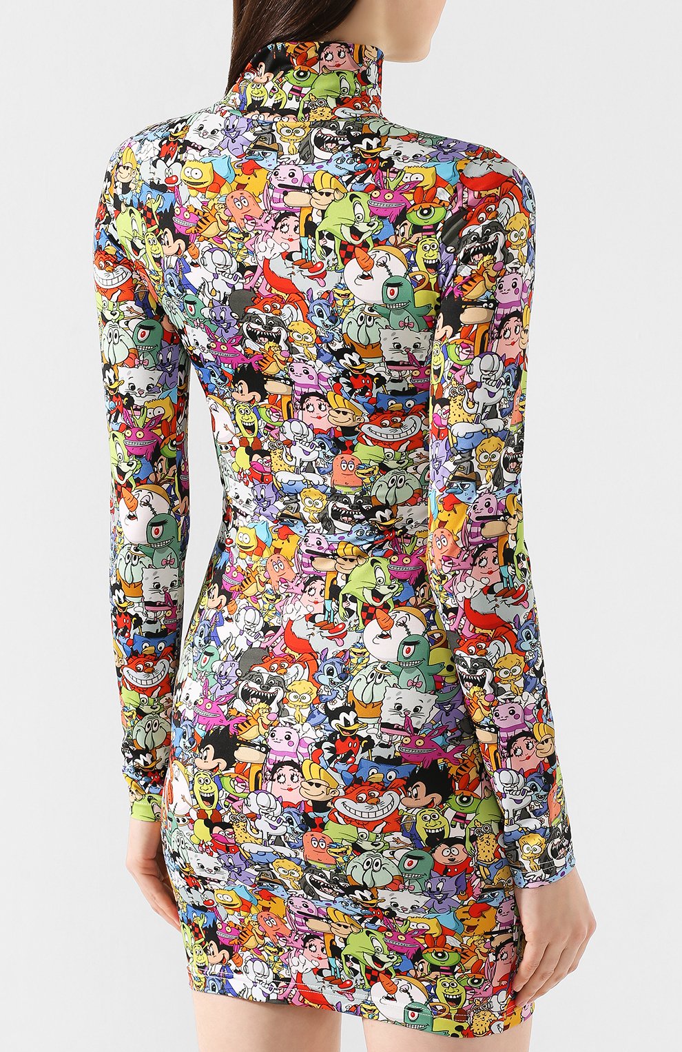 Платье с принтом VETEMENTS, арт. SS20DR295 2613/W/VETEM0NSTER PRINT, фото 4
