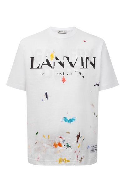 Хлопковая футболка lanvin x gallery dept  LANVIN, арт. RU-TS0005-J092-E21, фото 1