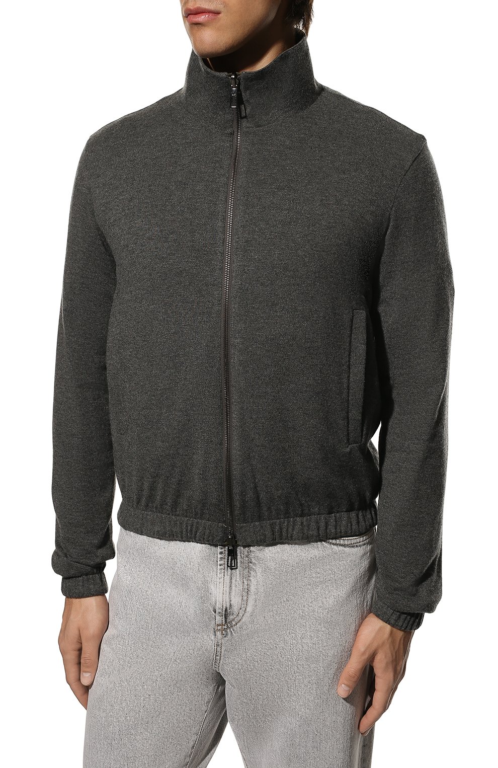 Двусторонний бомбер LORO PIANA хаки цвета по цене 222000 руб., арт. FAF8466, фото 6 Двусторонний бомбер LORO PIANA, арт. FAF8466, фото 6