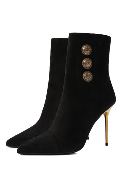 Женские замшевые ботильоны roni 95 BALMAIN, арт. BN4TA522/LCTA