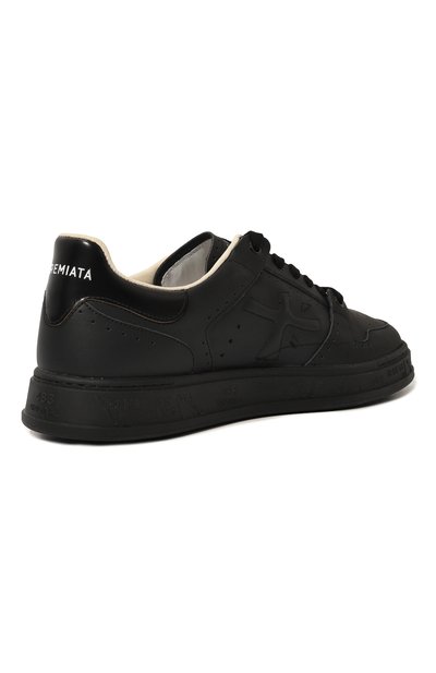 Кожаные кеды quinn PREMIATA черного цвета по цене 36500 руб., арт. QUINN/VAR6564, фото 5 Кожаные кеды quinn PREMIATA, арт. QUINN/VAR6564, фото 5