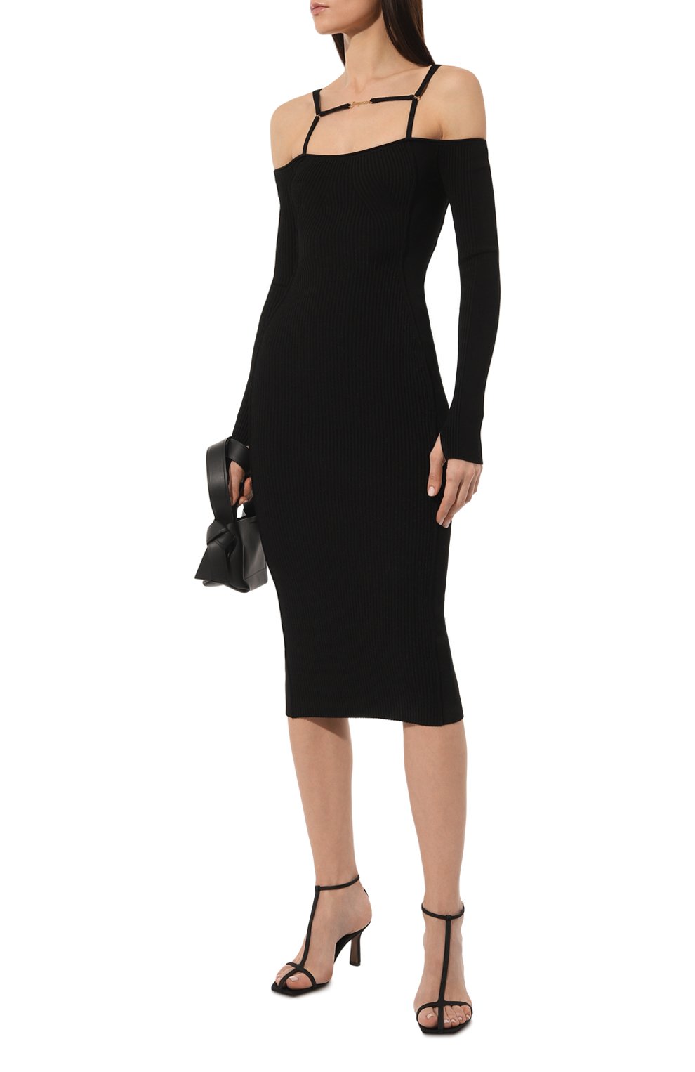 Платье из вискозы JACQUEMUS, арт. 22H241KN3652355, фото 2