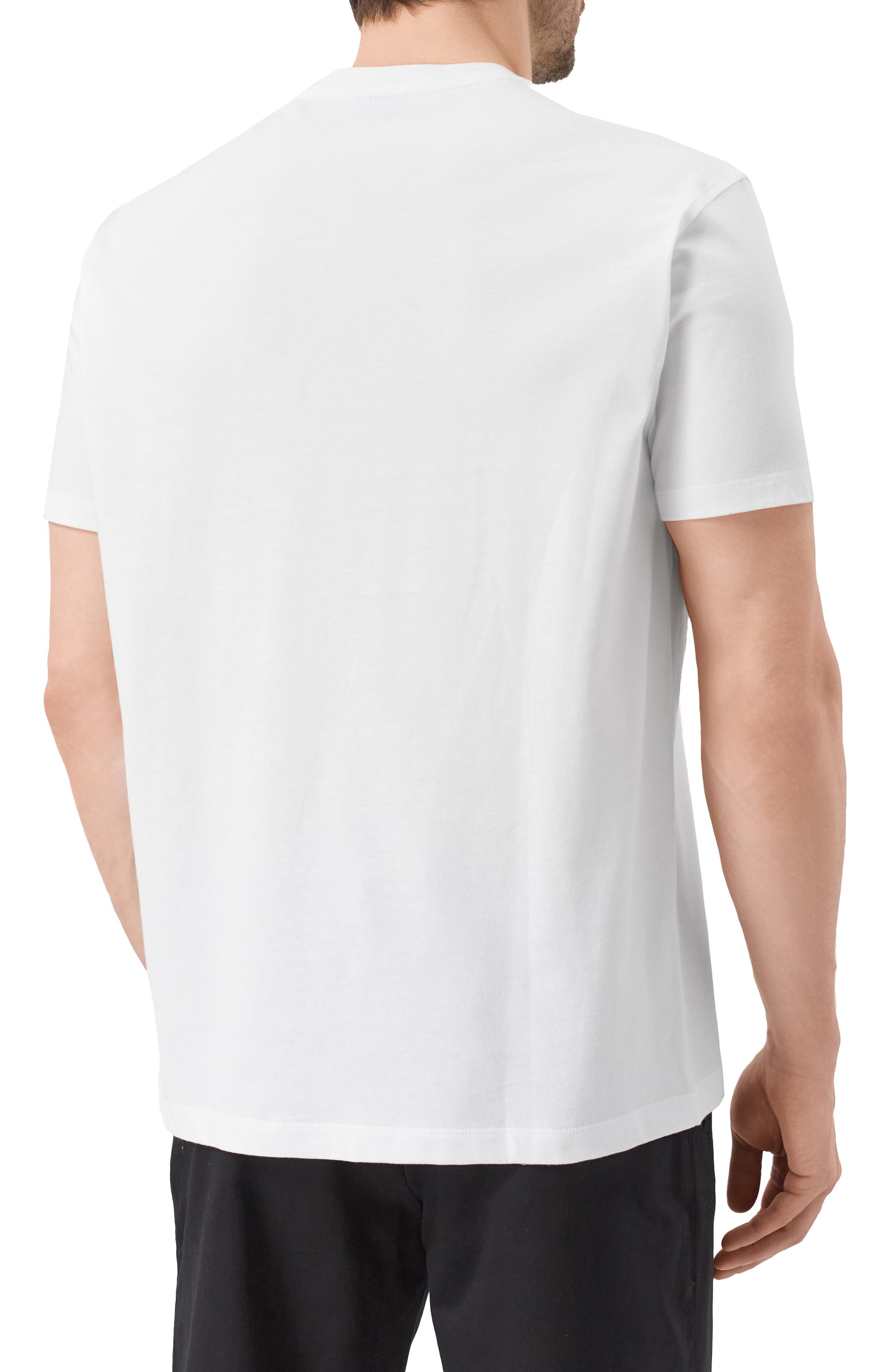 Хлопковая футболка PAUL&SHARK белого цвета по цене 21550 руб., арт. 25411088/XL, фото 4 Хлопковая футболка PAUL&SHARK, арт. 25411088/XL, фото 4