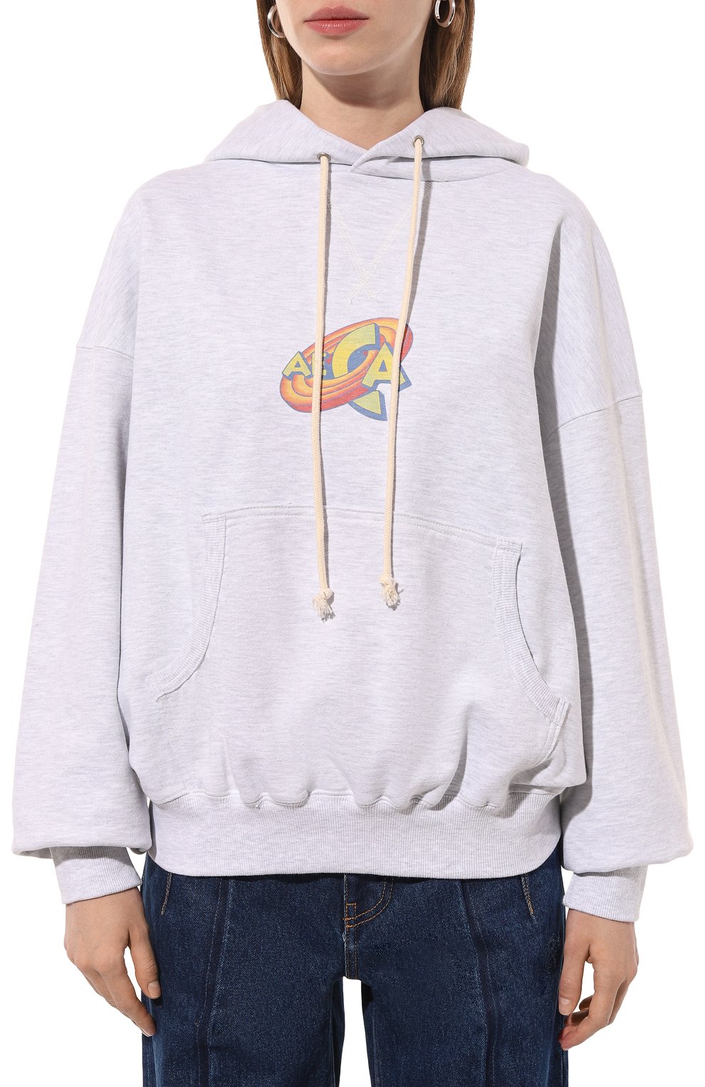 Хлопковое худи AECA WHITE, арт. FWCMFWBDTSPSO013C0, фото 3