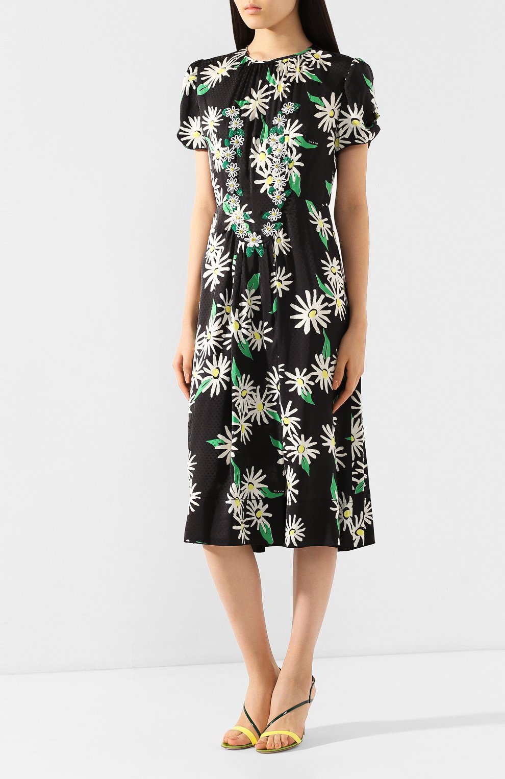 Платье из вискозы MARC JACOBS (THE) черного цвета по цене 79250 руб., арт. V5000010, фото 3 Платье из вискозы MARC JACOBS (THE), арт. V5000010, фото 3