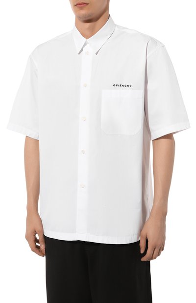 Хлопковая рубашка GIVENCHY, арт. BM610814M6, фото 3